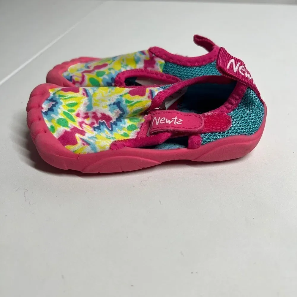 Newtz Water Shoes Pink Multicolour Girls Size 5-6
